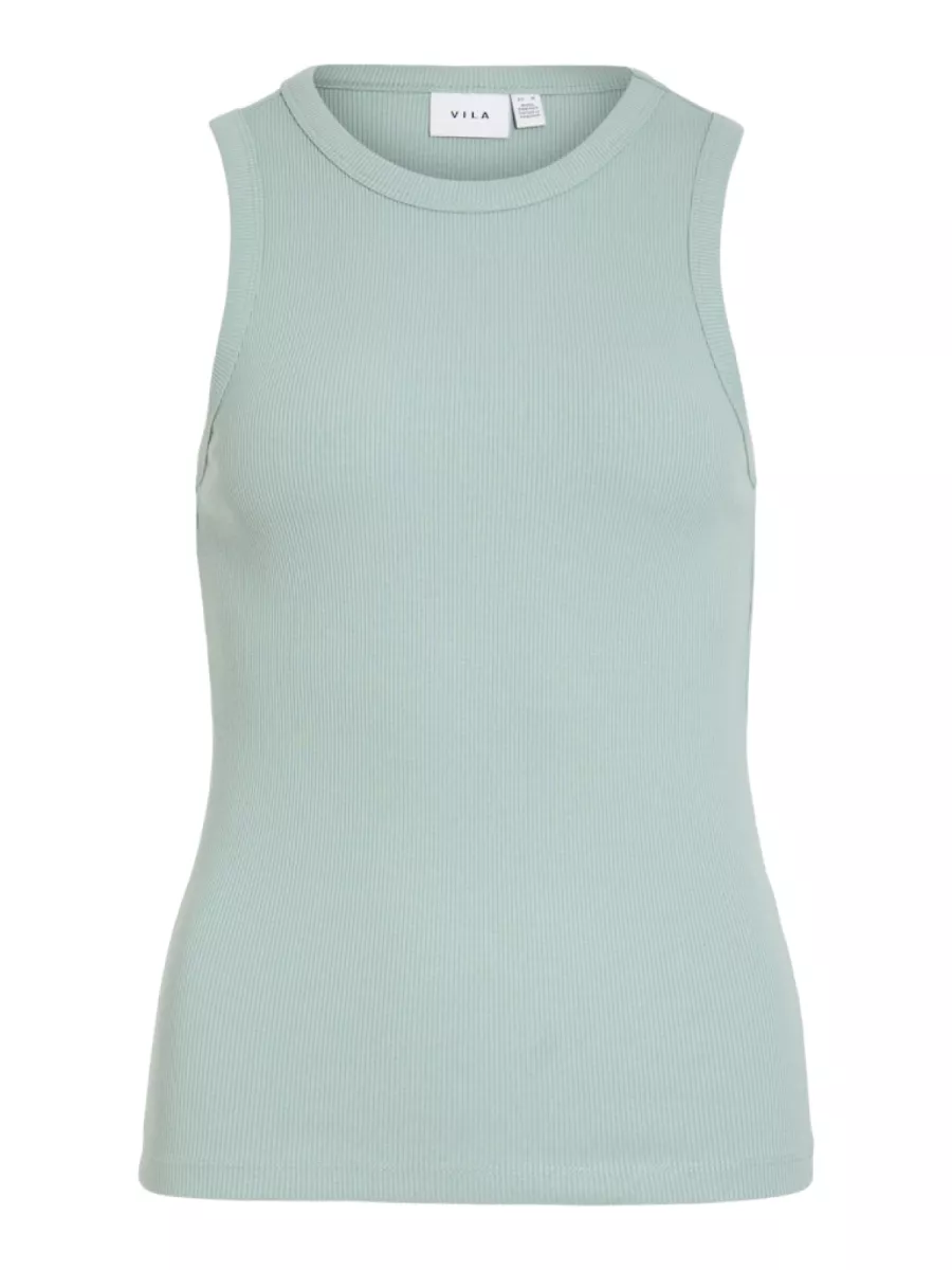 VILA-VISOLA S/L TANK TOP - NOOS-14101757-Blue Surf-ZEE GROEN