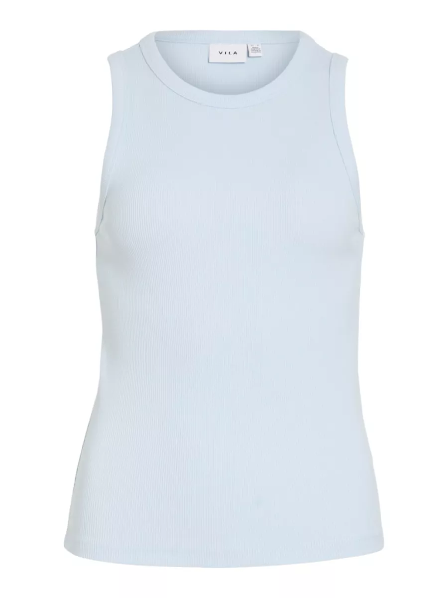VILA-VISOLA S/L TANK TOP - NOOS-14101757-Nantucked Blue-BLUE