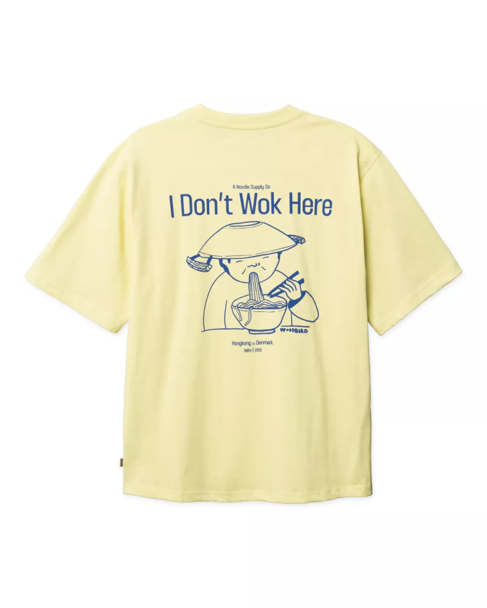 Woodbird-Baine wok tee-2616-402-Wax yellow-OFF WHITE
