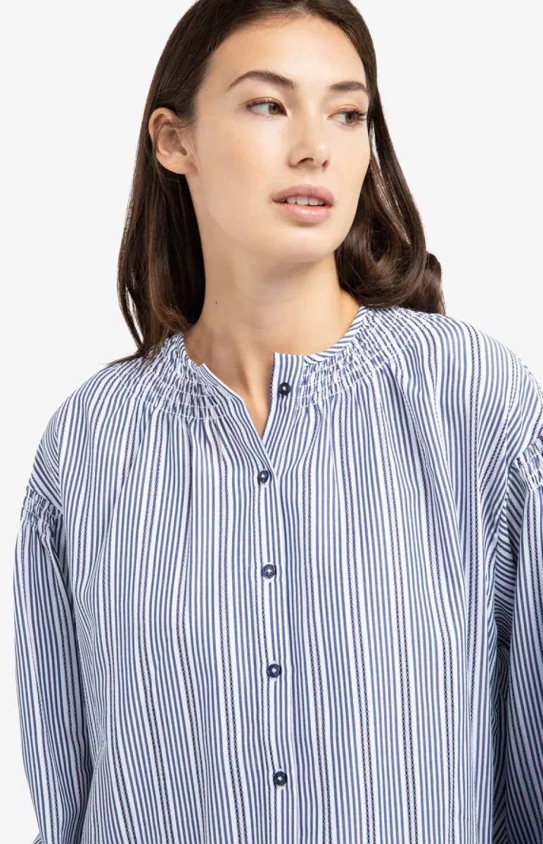 yaya-gestreepte-blouse-met-plooien-polyester-cotton-939231-01-201208-603-939231-navy-3 YAYA-Gestreepte blouse met plooien; Polyester/Cotton; 939231-01-201208-603-939231-NAVY