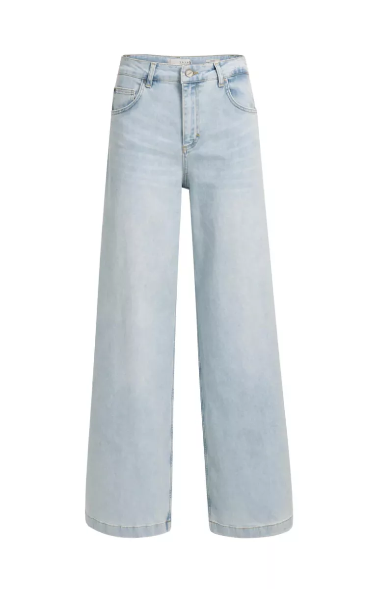 YAYA-Jeans extra wijde pijpen (L34); Cotton/Polyester/Elastane; 99036-01-311150-603-99036-MIDDEN DENIM