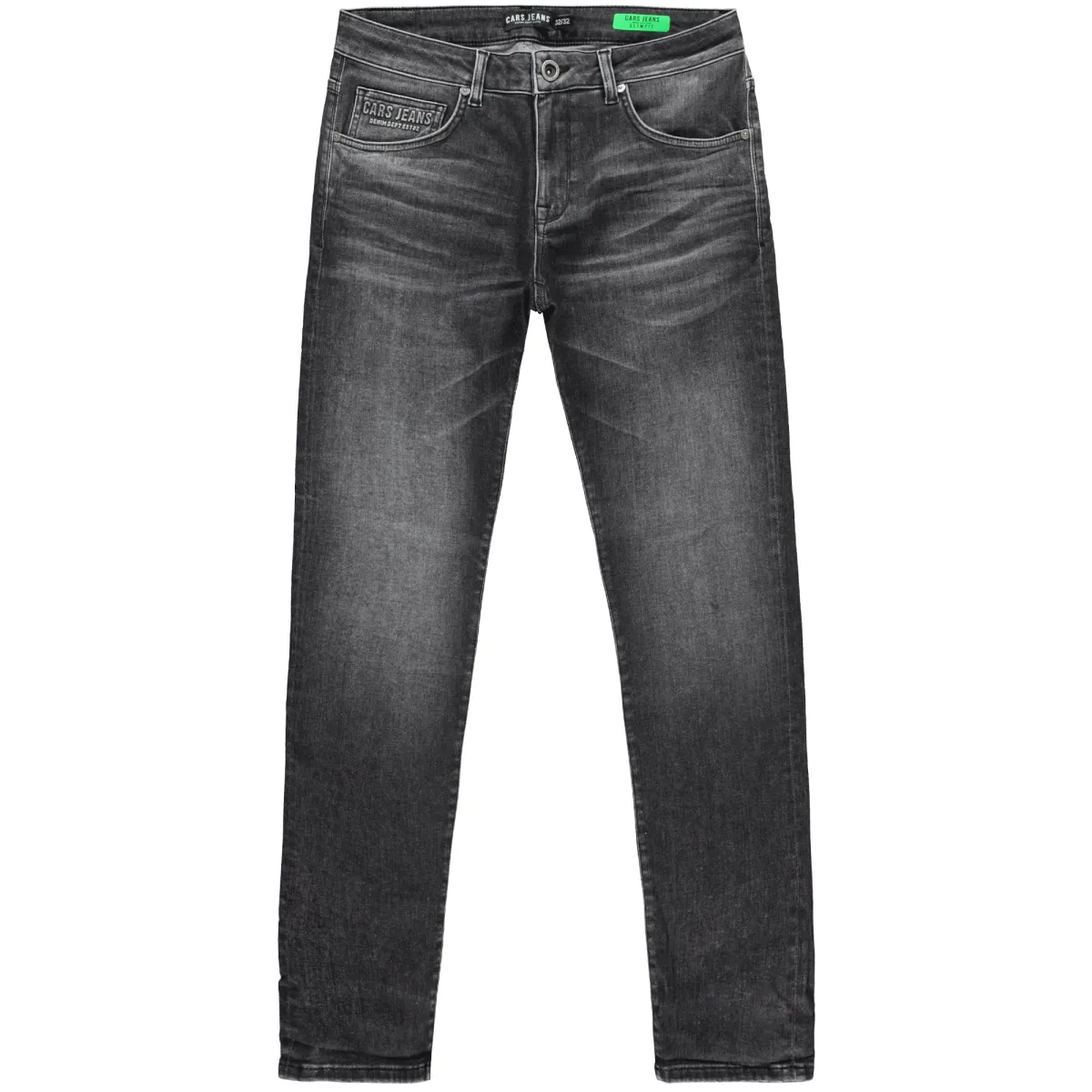 CARS-Bates slim fit jeans-74628-41-ZWART