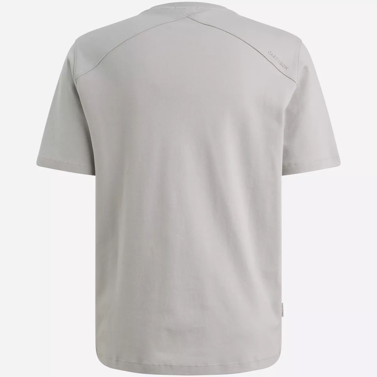 CAST IRON-Short sleeve r-neck regular fit in-CTSS2604584-9039 Mirage grey-GRIJS