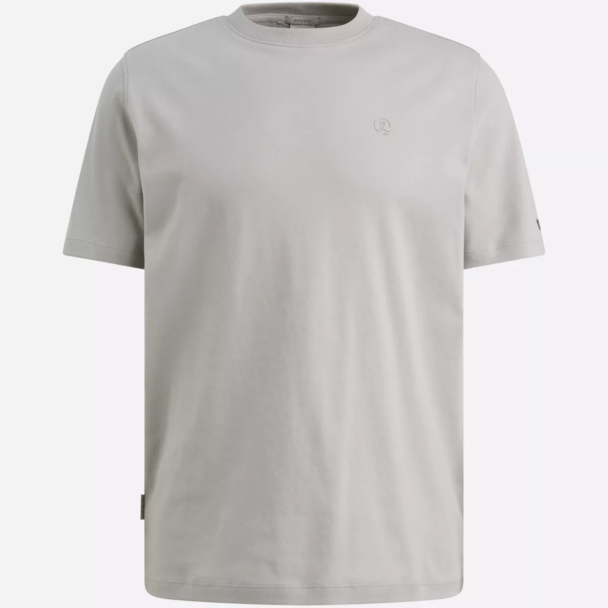 CAST IRON-Short sleeve r-neck regular fit in-CTSS2604584-9039 Mirage grey-GRIJS