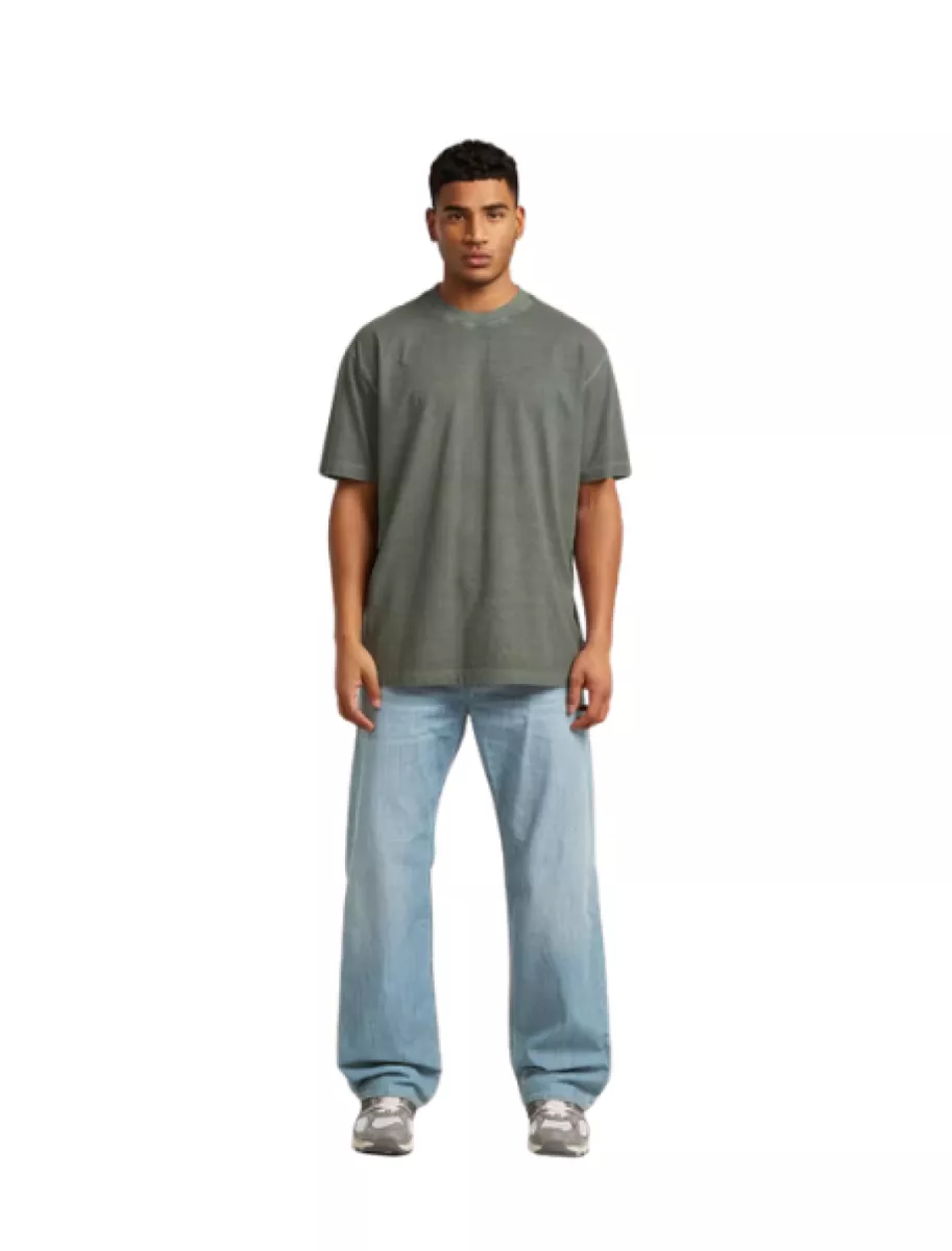 G-STAR-Relaxed base t-shirt-D28588-E517-C614 Orphus gd-LEGERGROEN