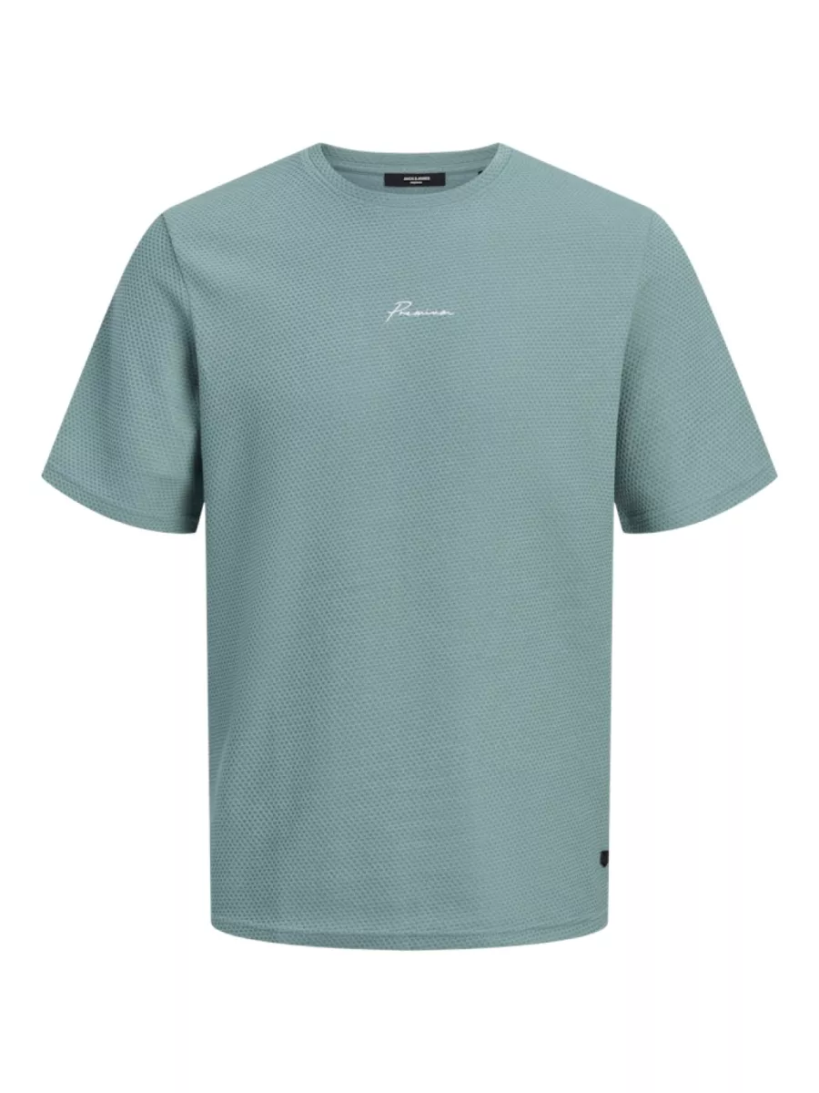 JACK & JONES-JPRBLAFRANCO SS TEE CREW NECK SMU-12175825-Sagebrush green-GROEN