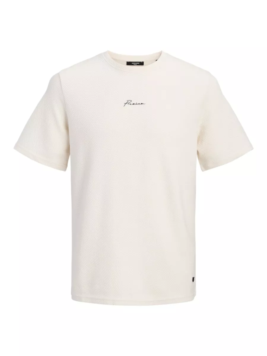 JACK & JONES-JPRBLAFRANCO SS TEE CREW NECK SMU-12175825-Sea pearl-PAREL
