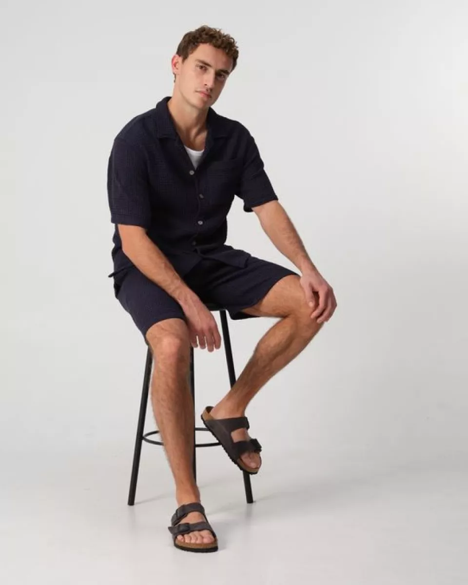 JC RAGS-Duncan waffle-103524-3901 Sky captain-NAVY