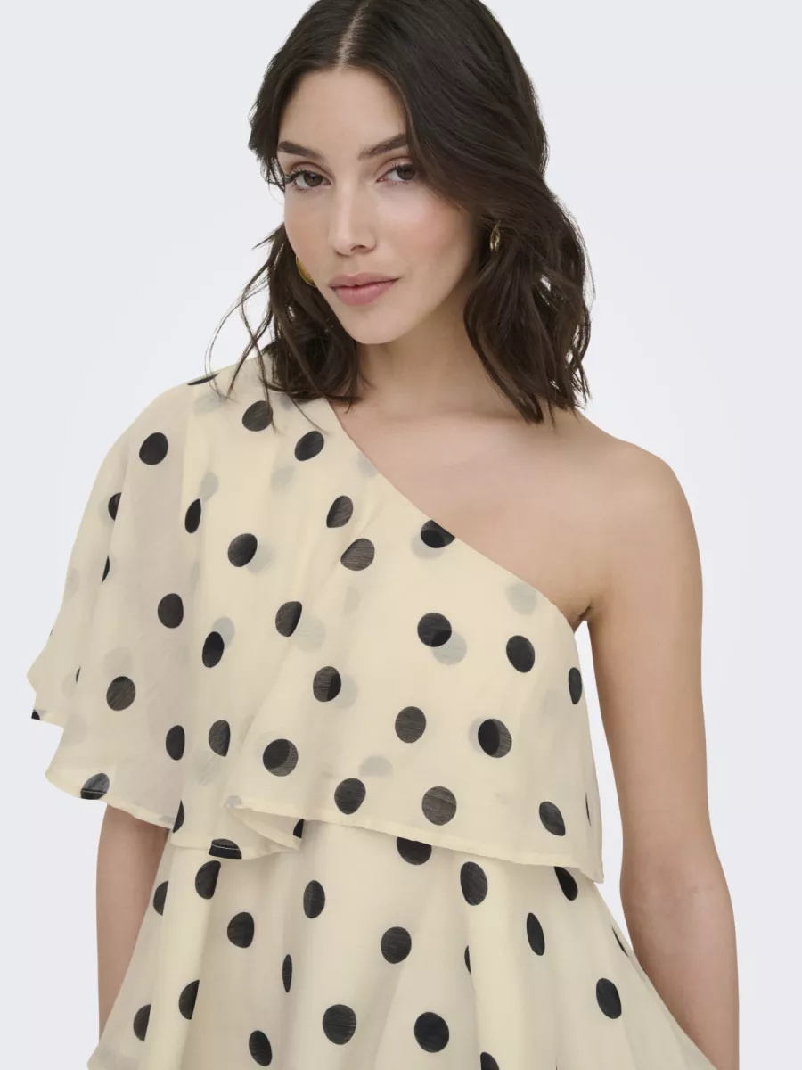 JDY-JDYFAY LIFE ONE-SHOULDER TOP WVN-15372090-Pristine-CREME