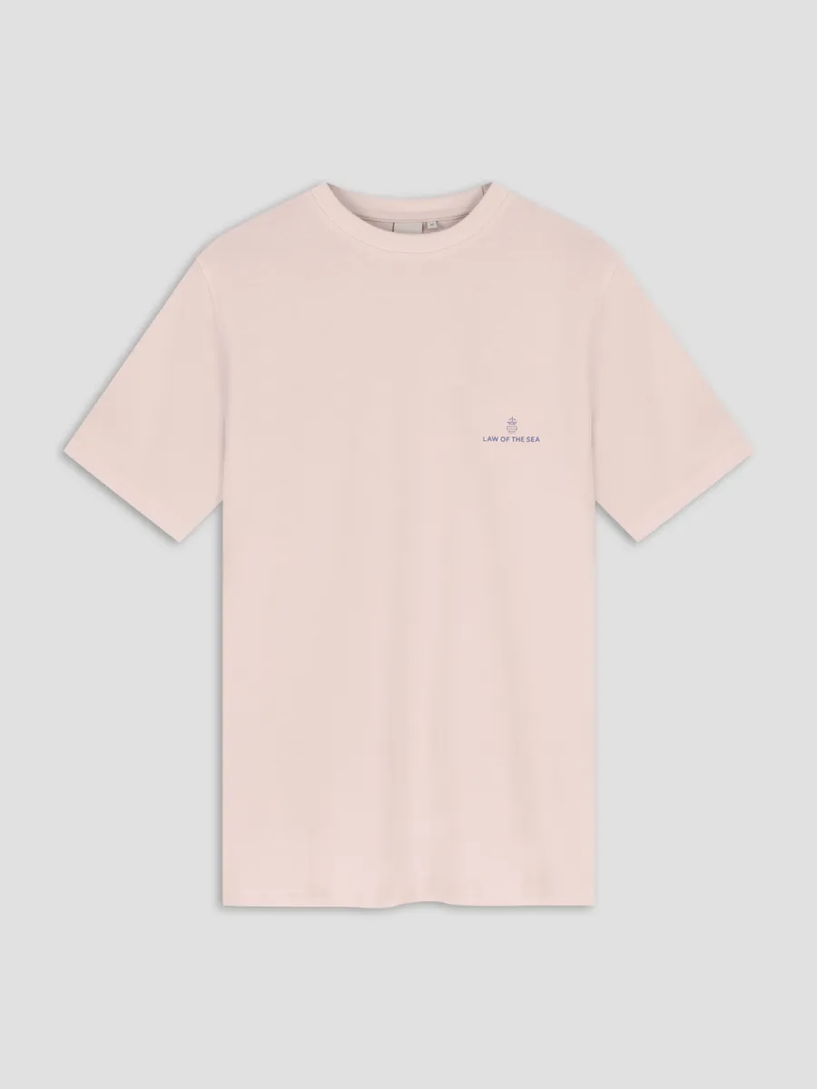 Law of the Sea-Law tee logo tee-10432-210 Lotus-ROSE