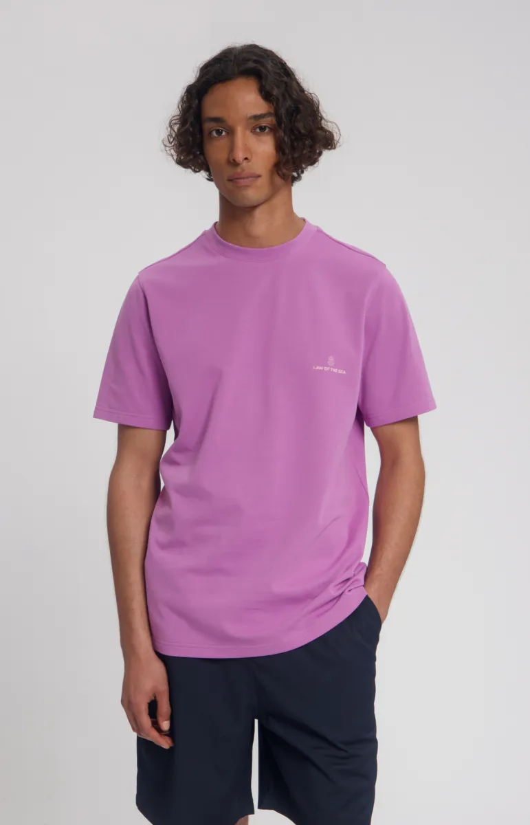 Law of the Sea-Law tee logo tee-10432-211 Mulberry-PAARS