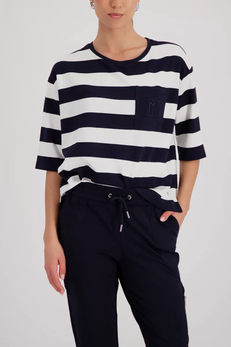 Monari--410577-756 Marine striped-MARINE