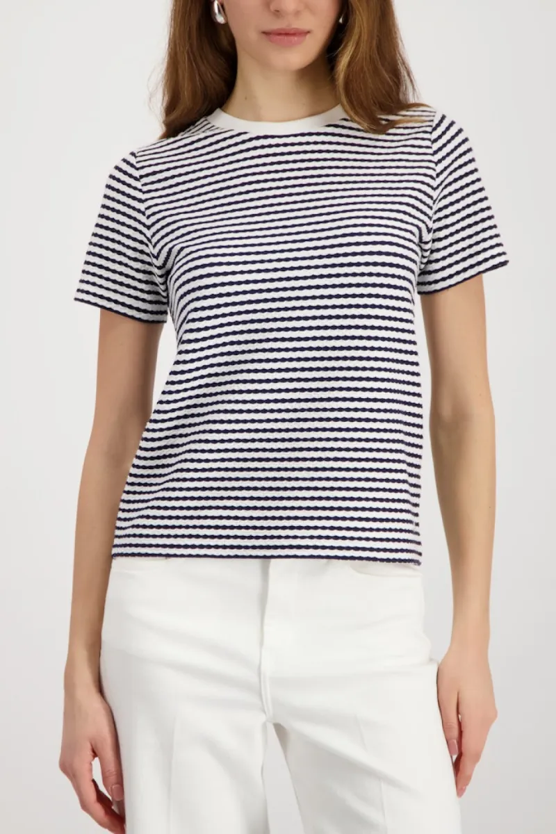 Monari--410932-756 Marine striped-MARINE