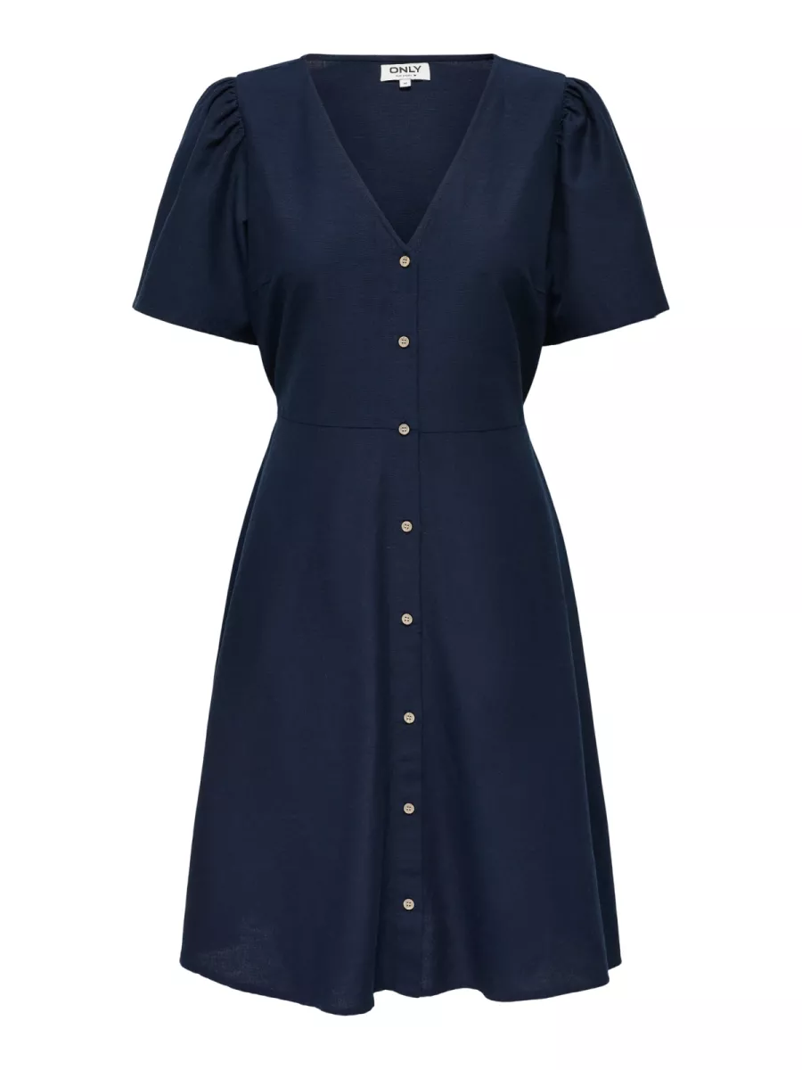 ONLY-ONLVITA LIFE S/S SHORT DRESS NOOS W-15317914-Navy Blazer-NAVY