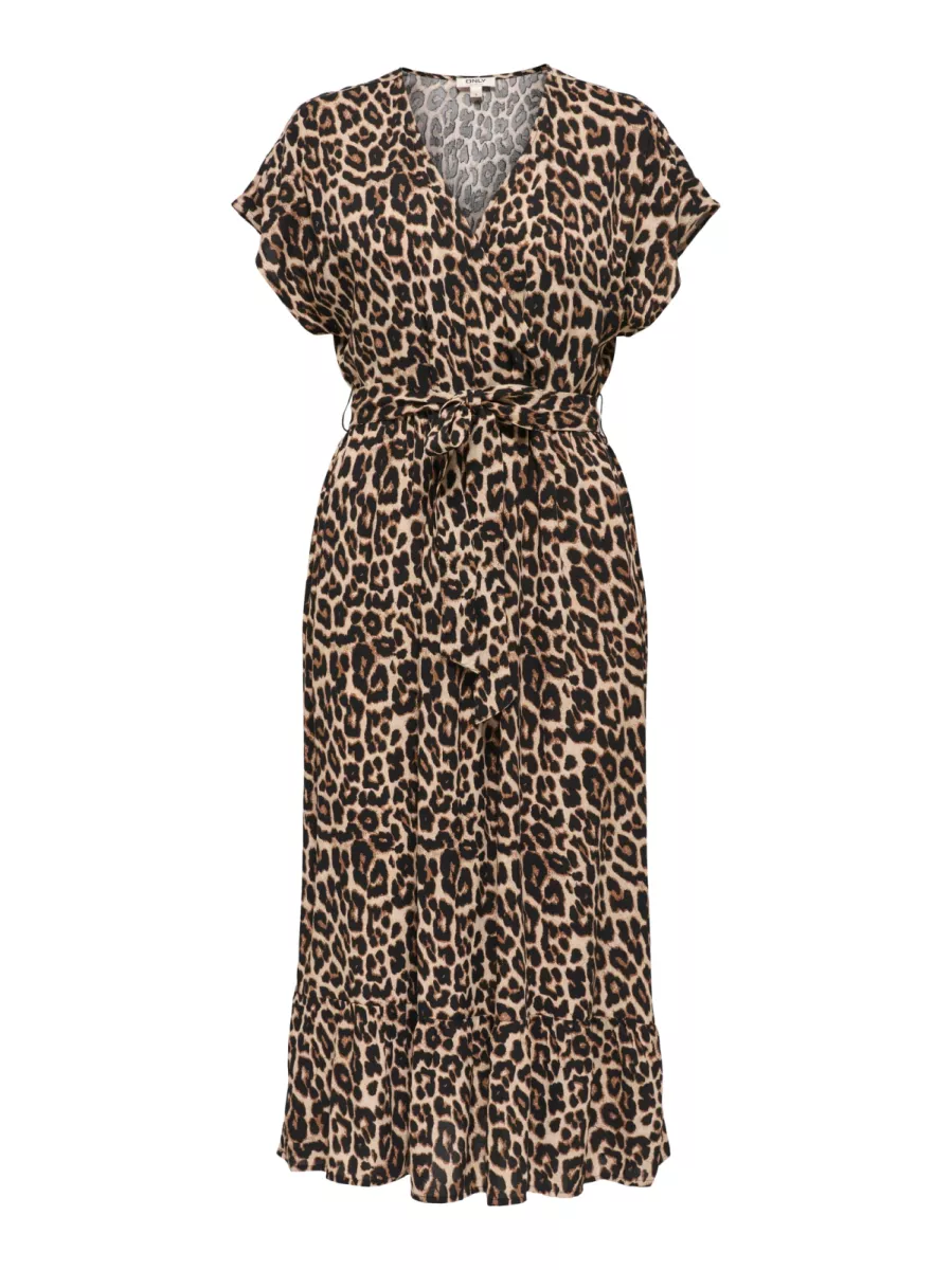 ONLY-ONLZILLA ADELE LIFE SS LONG DRESS W-15357778-Black-BLACK