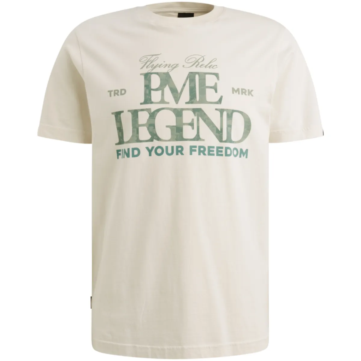 PME LEGEND-Short sleeve r-neck big art packag-PTSS2604596-7001 Egret-OFF WHITE