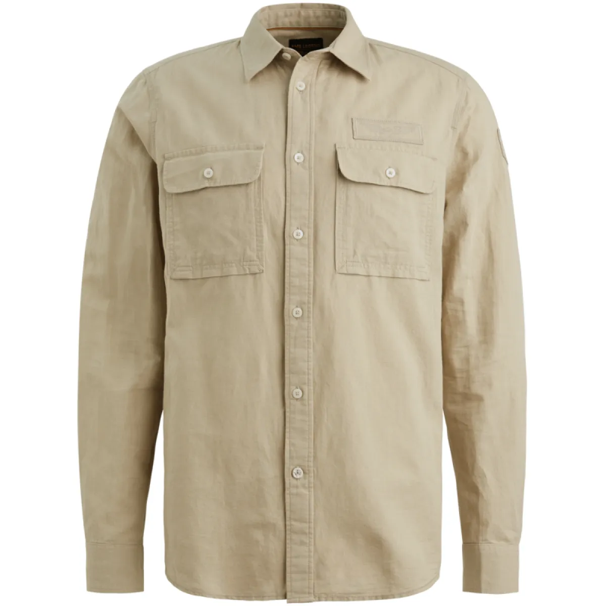 PME LEGEND-Short Sleeve Shirt Mattweave 2 ton-PSIS2604214-6123 Iceberg green-GROEN