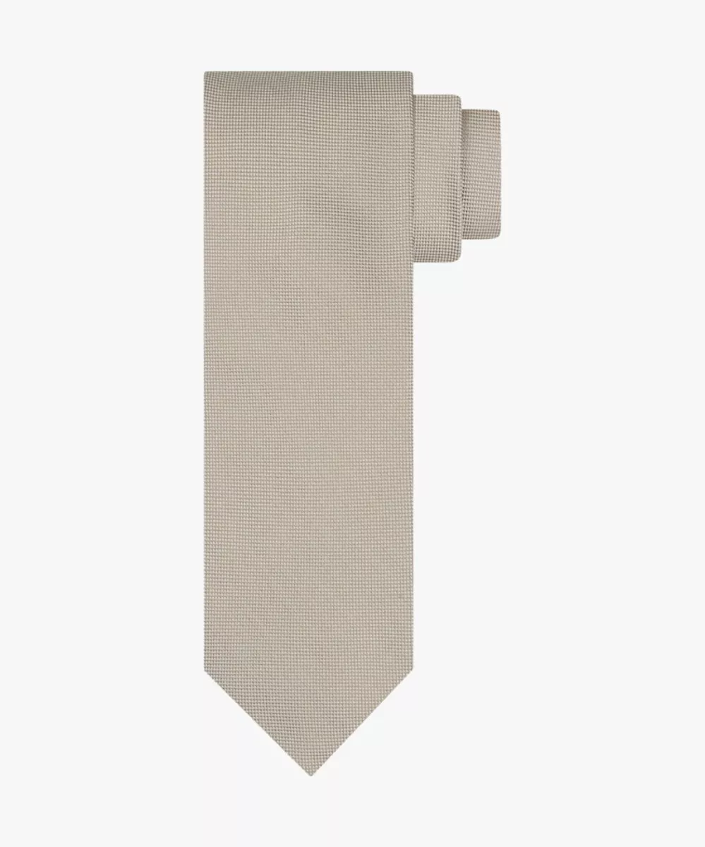 Profuomo-Tie silk woven-PP2A00012H-F4 Dark beige-BEIGE
