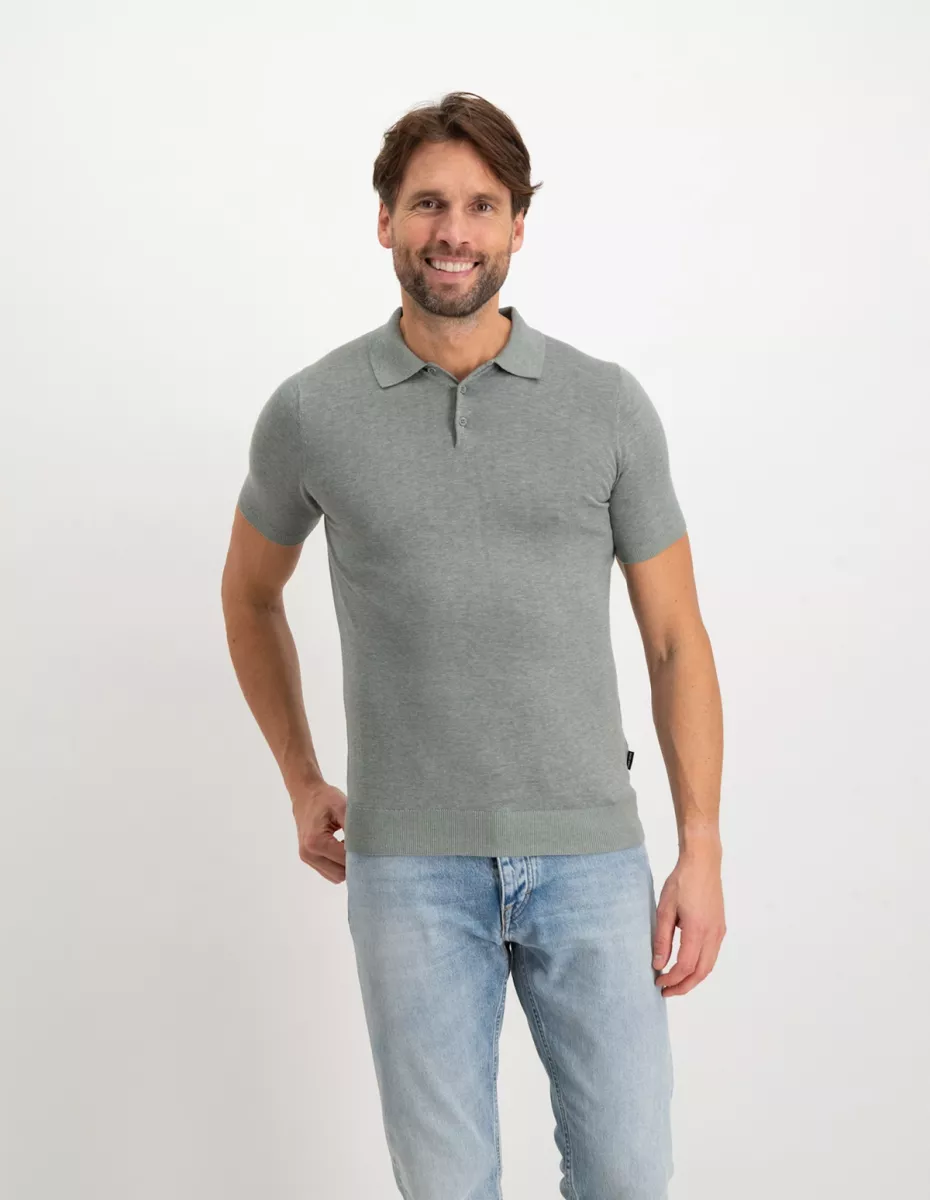 Saint Steve--Chris 19481-60005 Green mist melange-GROEN