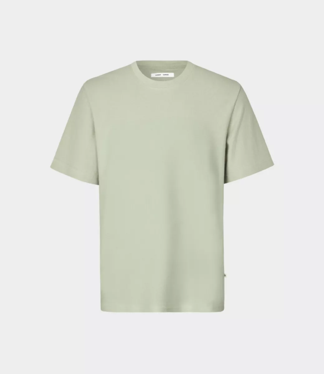 Samsoe Samsoe-Odin t-shirt 11600-M22200041-160110TCX Desert sage-GROEN
