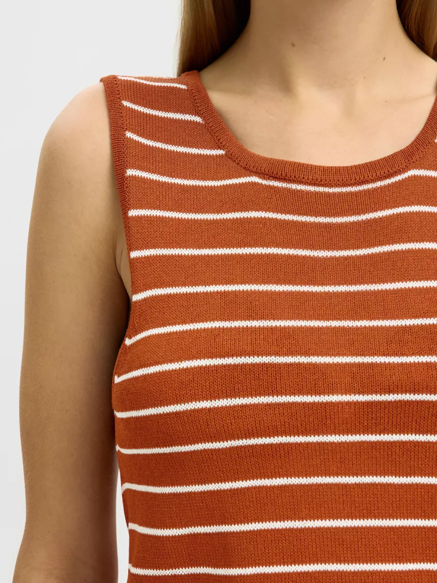 selected-femme-slfmoon-sus-sl-knit-top-b-16093769-potters-clay-stripes-wit-combinaties-3 Selected Femme-SLFMOON SUS SL KNIT TOP B-16093769-Potters Clay Stripes-WIT COMBINATIES