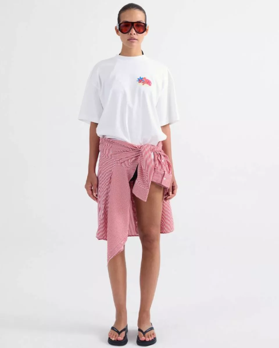 Stieglitz-Doris Oversized T-shirt-S2602052-White-WIT