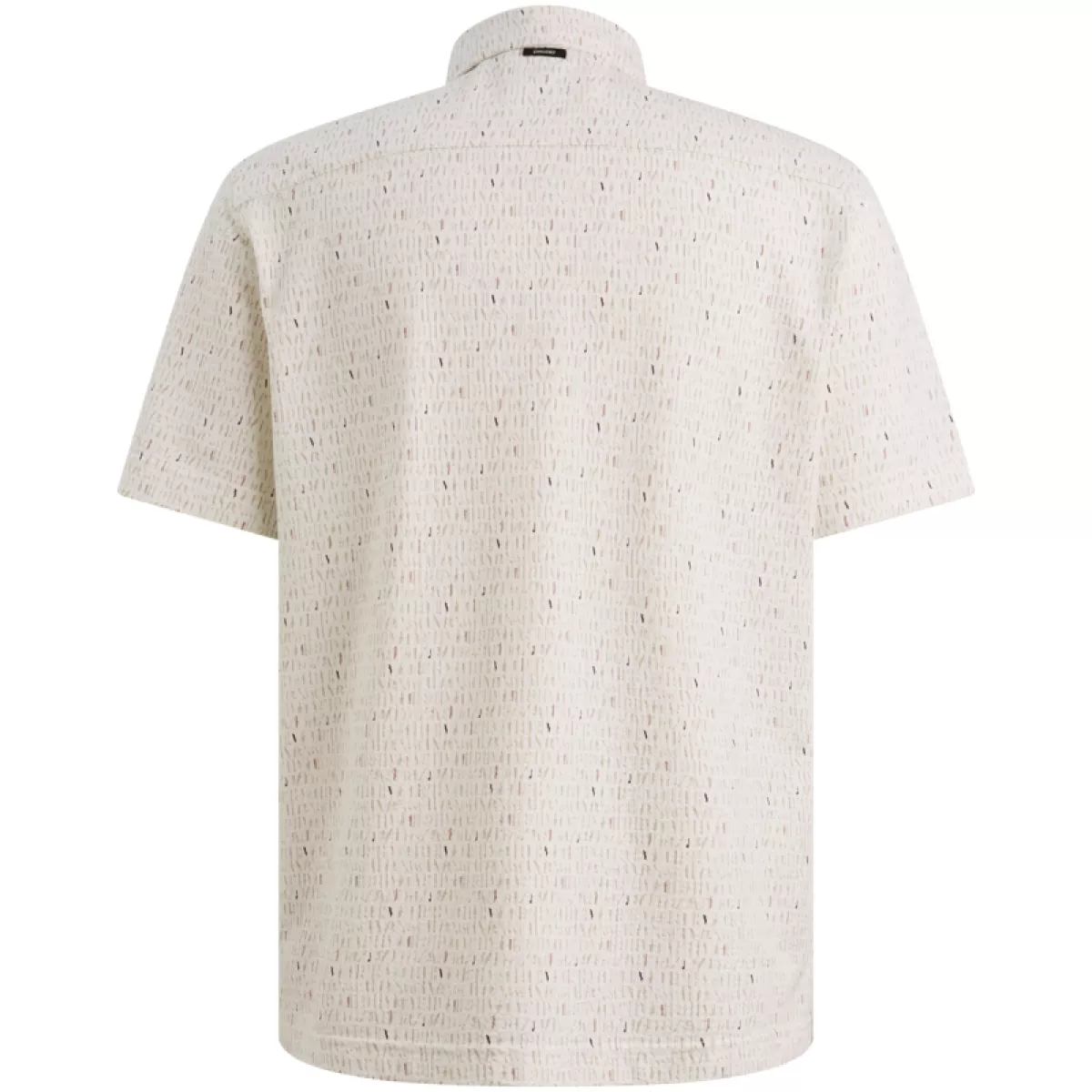 Vanguard-Short Sleeve Shirt Print on Seersu-VSIS2604266-7004 Cloud dancer-CREME