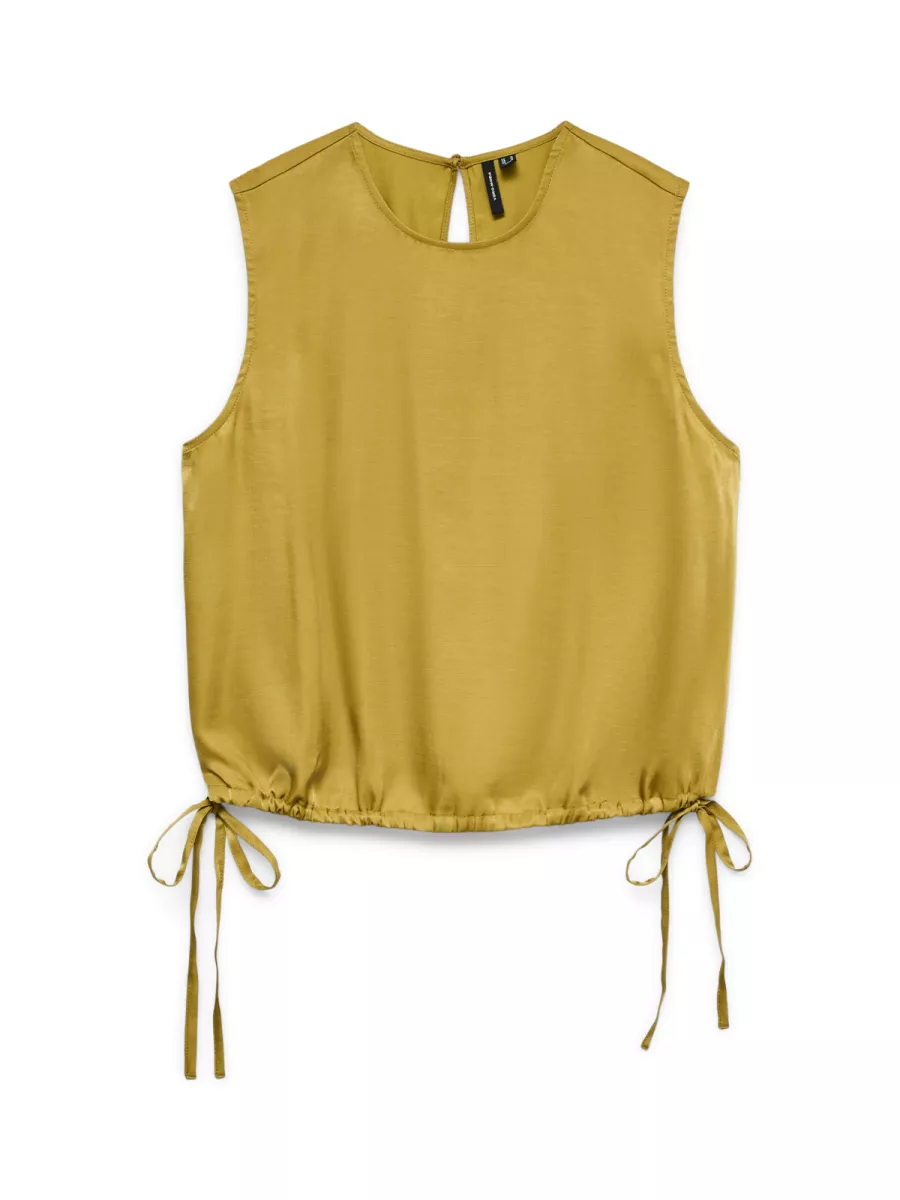 VERO MODA-VMMIRA SL SHORT TOP WVN-10345224-Willow-GROEN