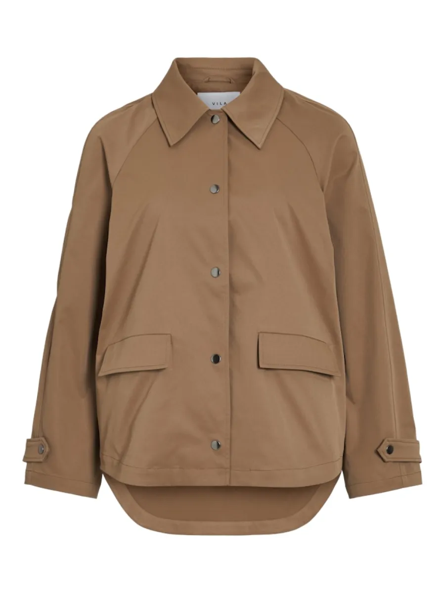 VILA-VIIRIA L/S JACKET/TB-14112026-Toasted Coconut-BRUIN
