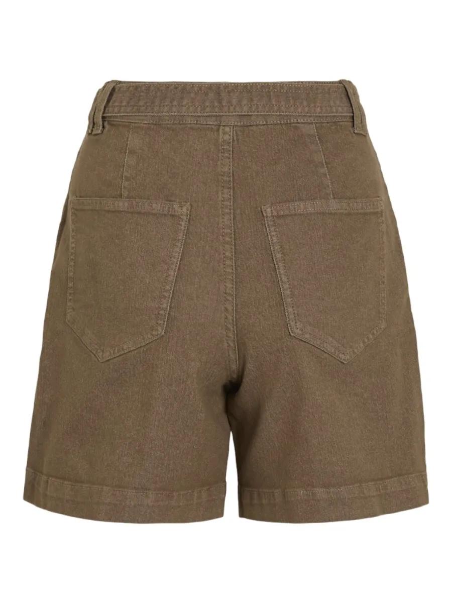 VILA-VIOLA HW DETAIL DENIM SHORTS/VOL-14113228-Cub-BRUIN