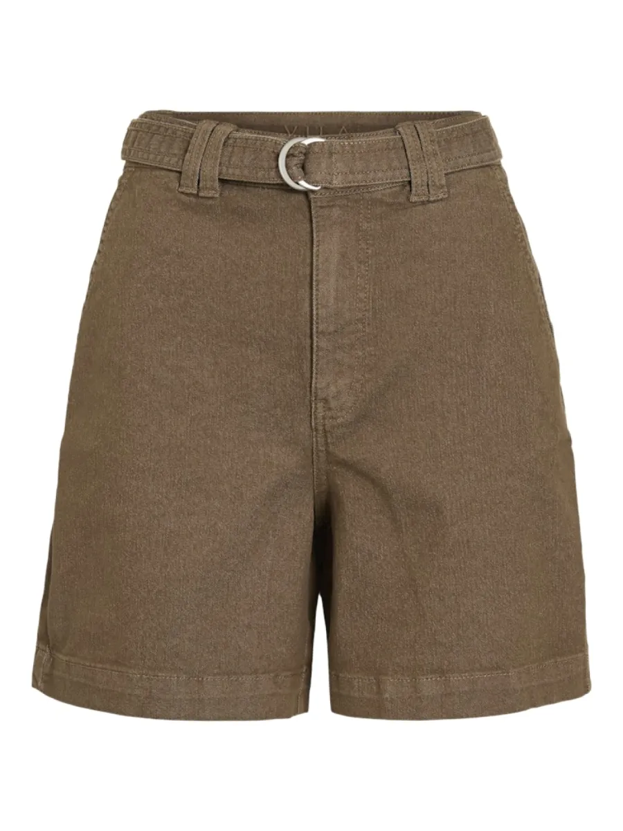 VILA-VIOLA HW DETAIL DENIM SHORTS/VOL-14113228-Cub-BRUIN