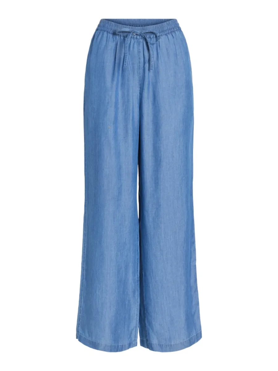 VILA-VITEVIRA HW PANT/VOL-14116576-Medium Blue-MIDDEN DENIM