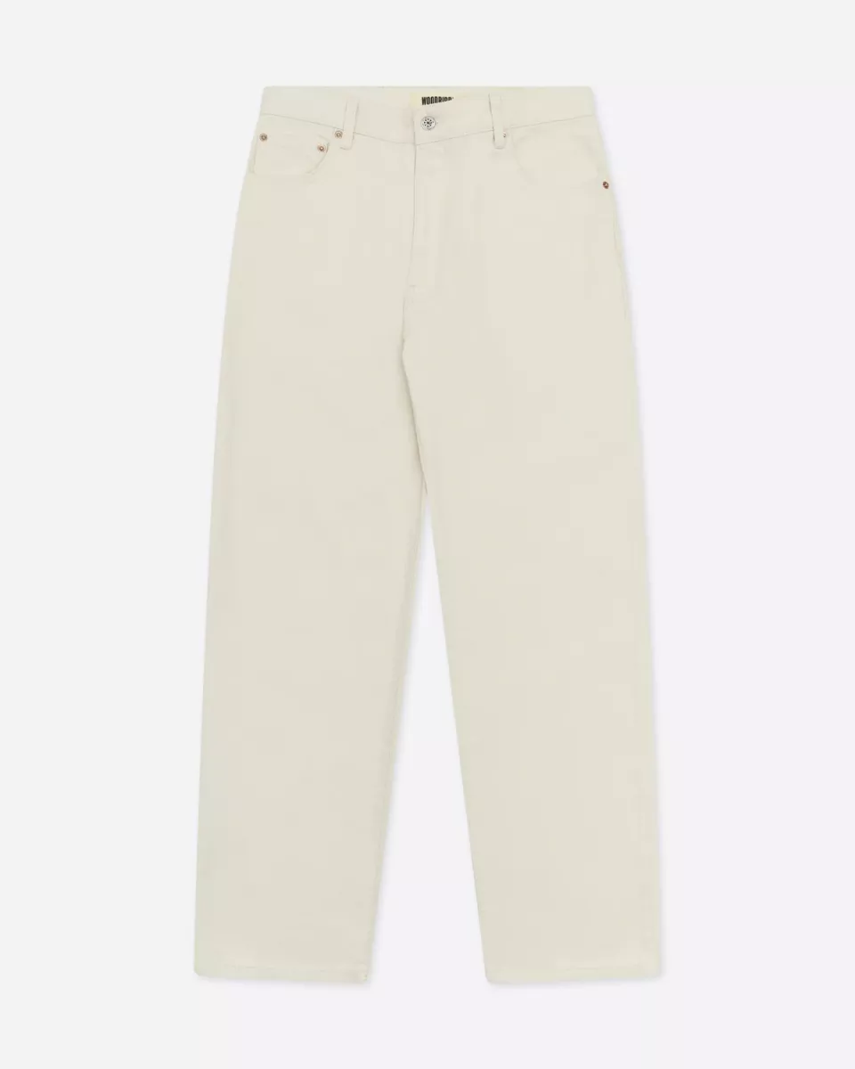Woodbird-Leroy twill pants-2416-115-Off white-OFF WHITE