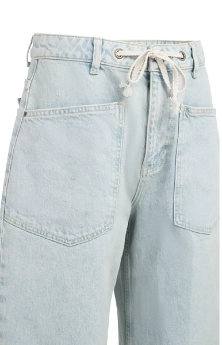 YAYA-Colored worker denim w. cord; Cotton/Elastane; 99060-01-311139-604-99060-LICHT DENIM