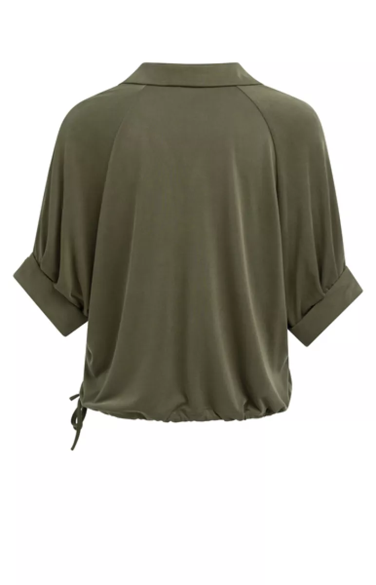 yaya-jersey-top-with-pleated-sleeve-viscose-polyester-99065-01-709381-604-99065-legergroen-2 YAYA-Jersey top with pleated sleeve; Viscose/Polyester; 99065-01-709381-604-99065-LEGERGROEN
