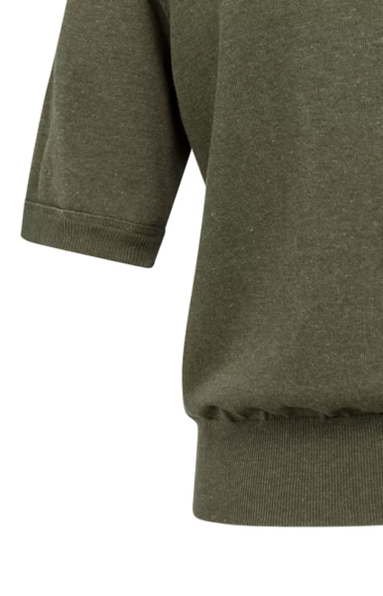 yaya-short-sleeve-sweater-with-deta-acrylic-lyocell-polyamide-linen-990652-01-000595-604-990652-groen-1 YAYA-Short sleeve sweater with deta; Acrylic/Lyocell/Polyamide/Linen; 990652-01-000595-604-990652-GROEN