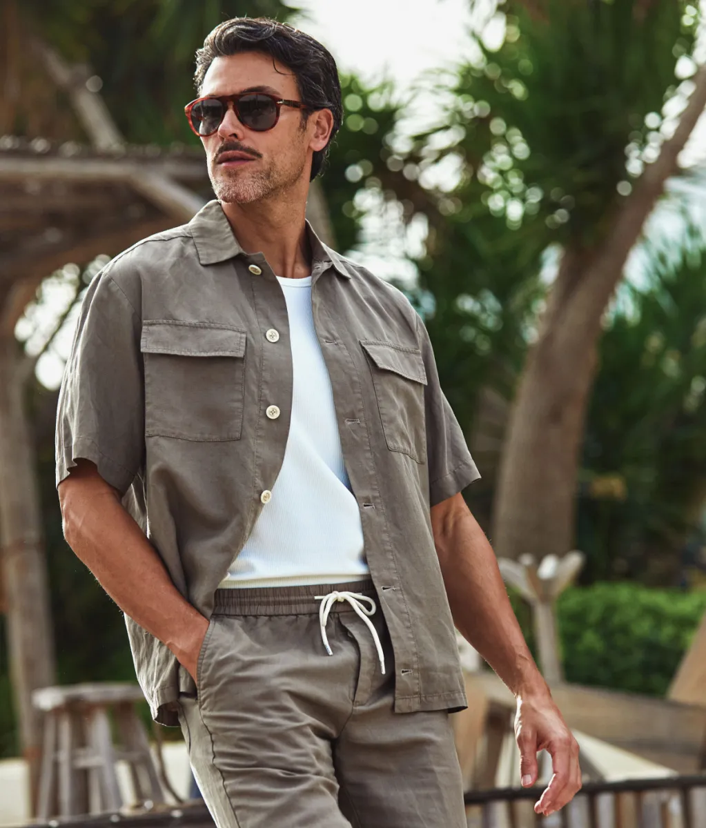 BLUE INDUSTRY-Blue industry overshirt-6150.61-Brown-BRUIN