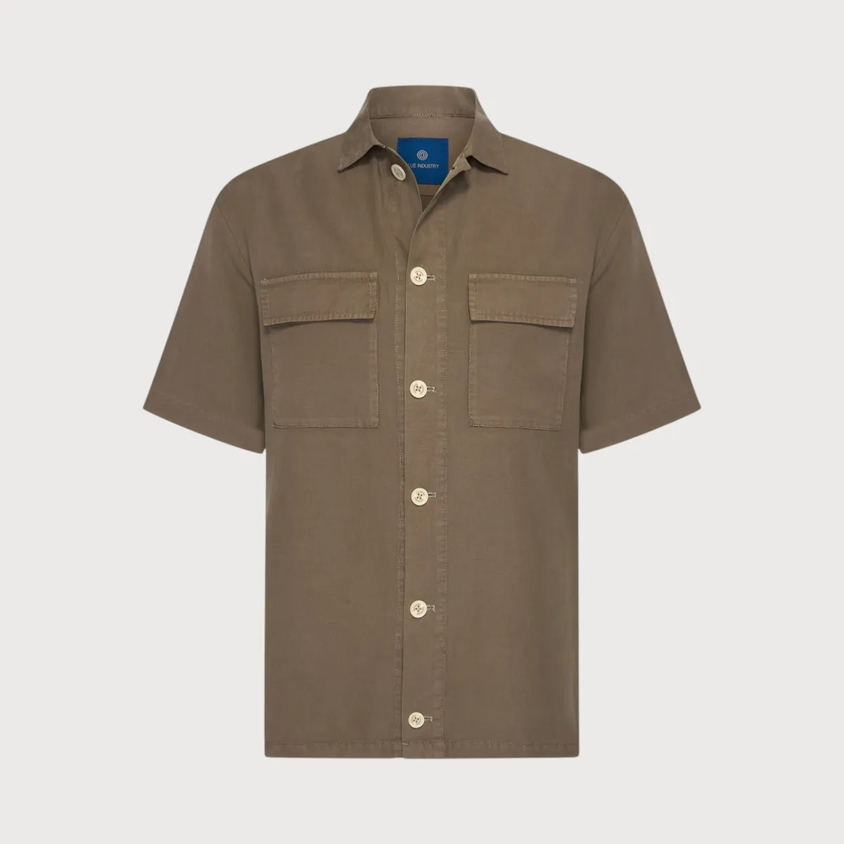 BLUE INDUSTRY-Blue industry overshirt-6150.61-Brown-BRUIN