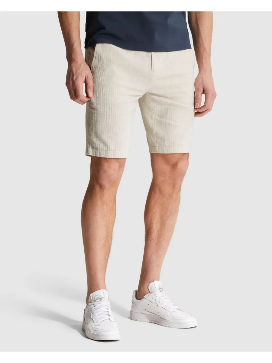CAST IRON-CHINO SHORTS STRUCTURE-CSH2605650-7014 Silver birch-LICHT-/PAREL GRIJS