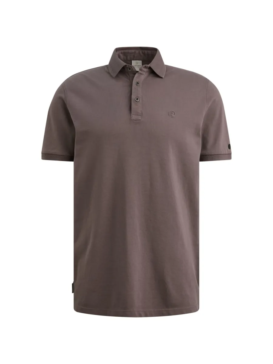CAST IRON-Short sleeve polo slim fit fine pi-CPSS2605894-4321 Ephemera-PAARS