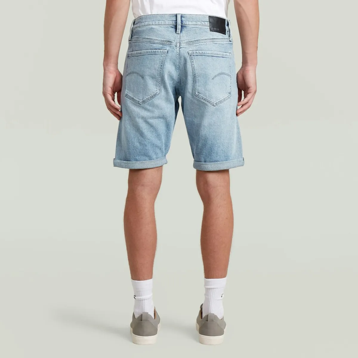 G-STAR-Mosa short-D24430-E205-J081 Vintage mystic blue-DENIM