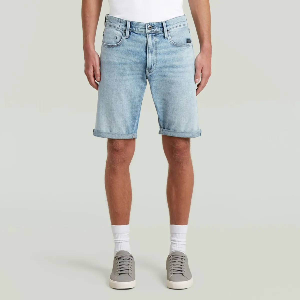 G-STAR-Mosa short-D24430-E205-J081 Vintage mystic blue-DENIM