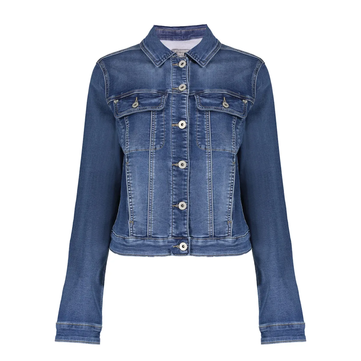 GEISHA-Jeansjacket-SABINE-811 Stonewash denim-DENIM