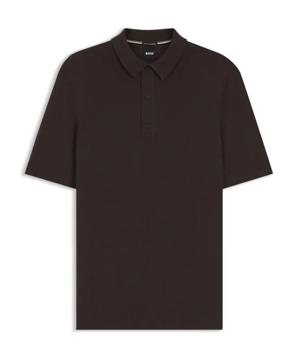 Hugo Boss-H-Press 235-50559147-207 Dark brown-BRUIN