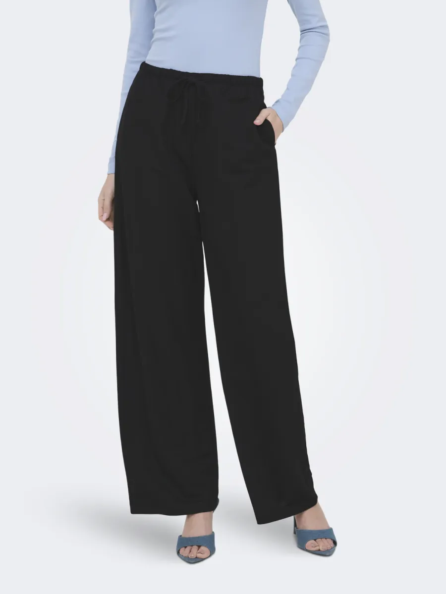 JDY-JDYLESLIE PANT JRS NOOS-15374331-Black-BLACK