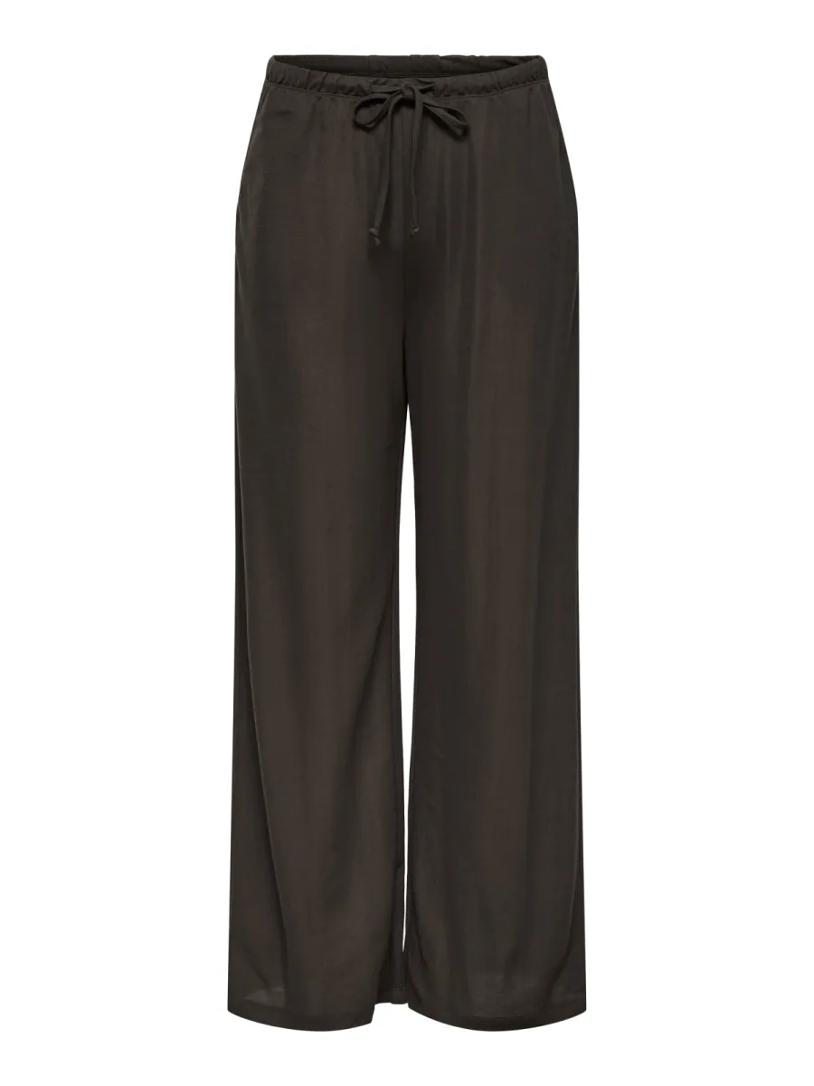 JDY-JDYLESLIE PANT JRS NOOS-15374331-Chocolate Brown-CHOCOLADE