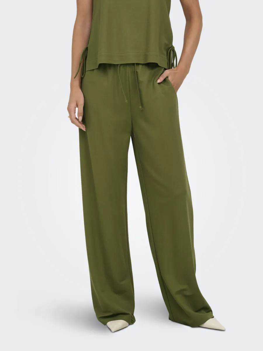 JDY-JDYLESLIE PANT JRS NOOS-15374331-Peat Moss-MOSGROEN
