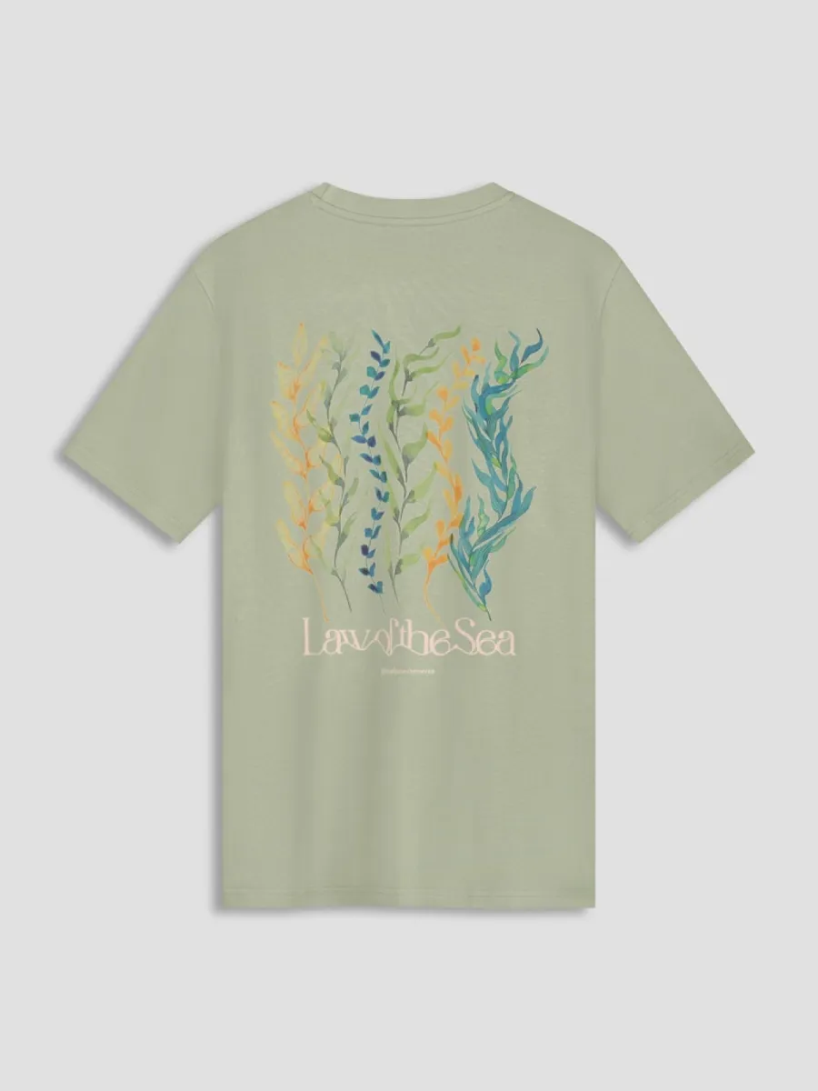 Law of the Sea-Hydrofytes artwork tee-10441-418 Tea-GROEN