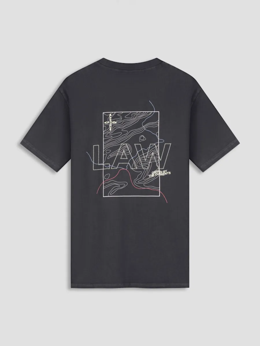 Law of the Sea-Oceana artwork tee-10435-715 Phantom-DONKER GRIJS/GRAFIET