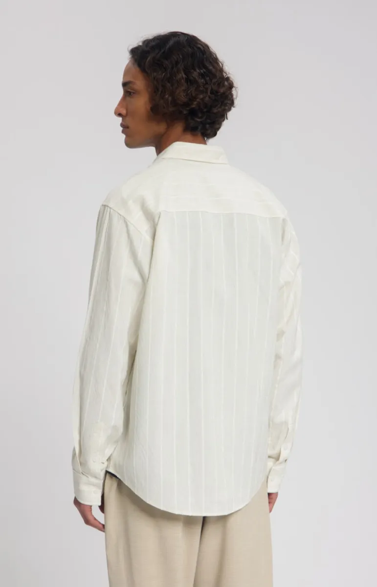 law-of-the-sea-serene-striped-dobby-shirt-10372-901-coconut-milk-off-white-3 Law of the Sea-Serene striped dobby shirt-10372-901 Coconut milk-OFF WHITE